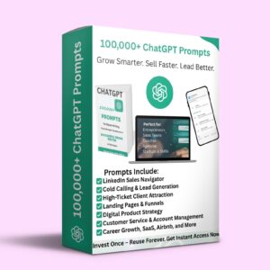 100,000+ ChatGPT Prompts Bundle – Business & Marketing